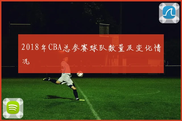 2018年CBA总参赛球队数量及变化情况